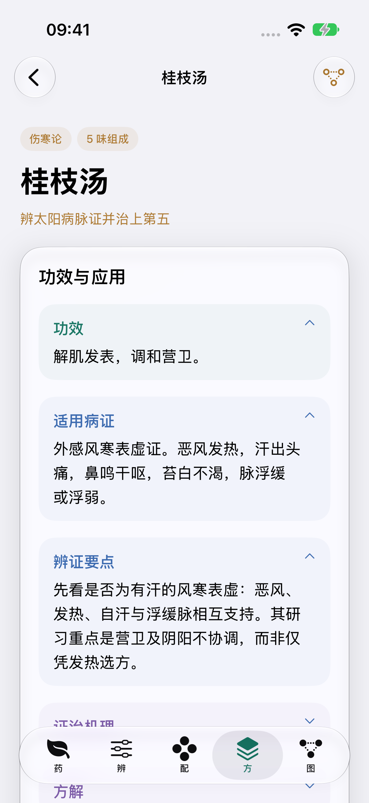 太素经纬真实界面:方剂的功效与应用